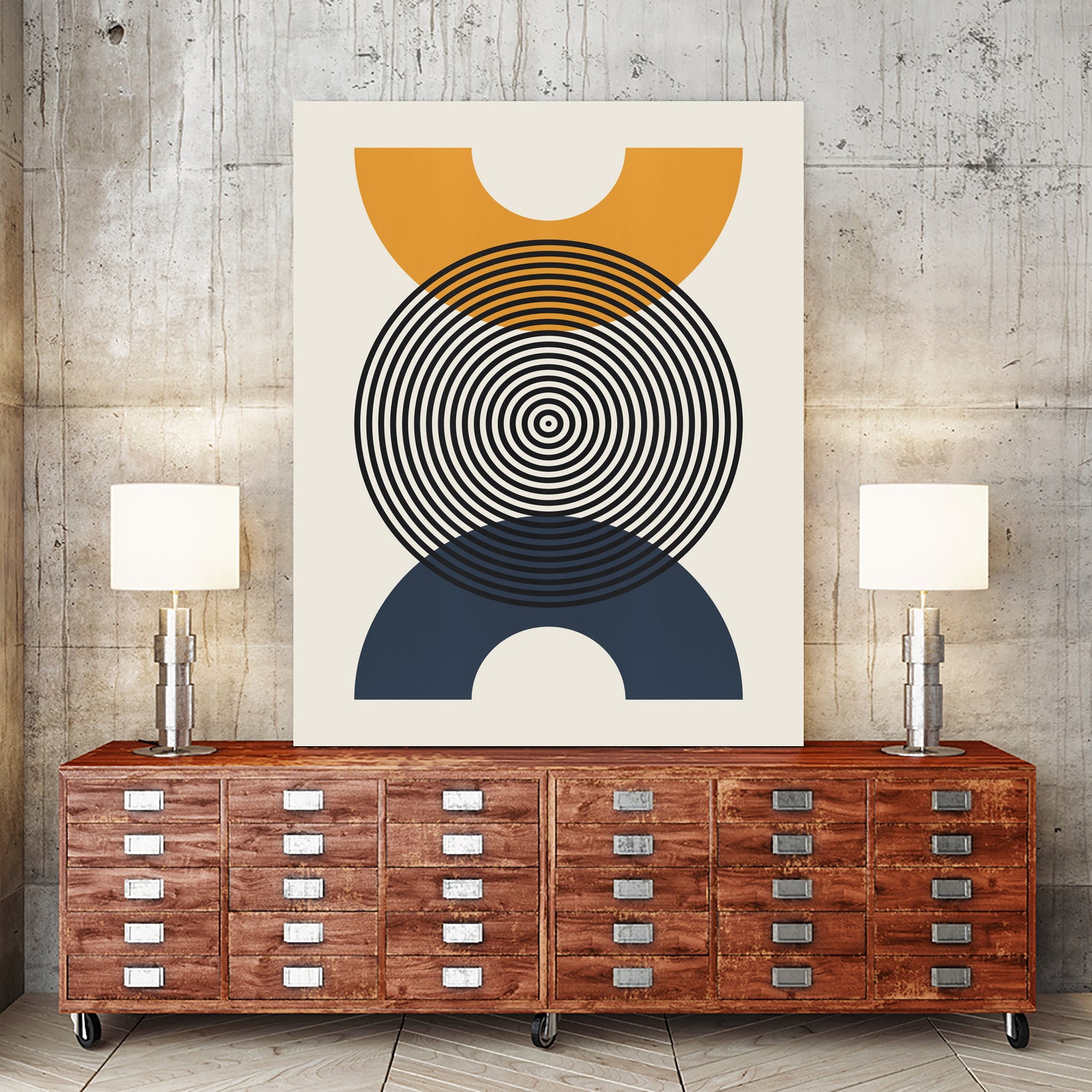 Simplicity VI by Vitor Costa on GIANT ART - blue digital painting