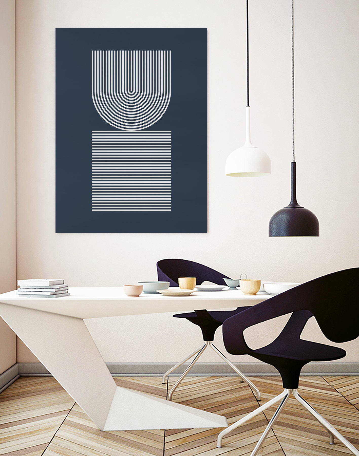 Simplicity X by Vitor Costa on GIANT ART - blue digital painting