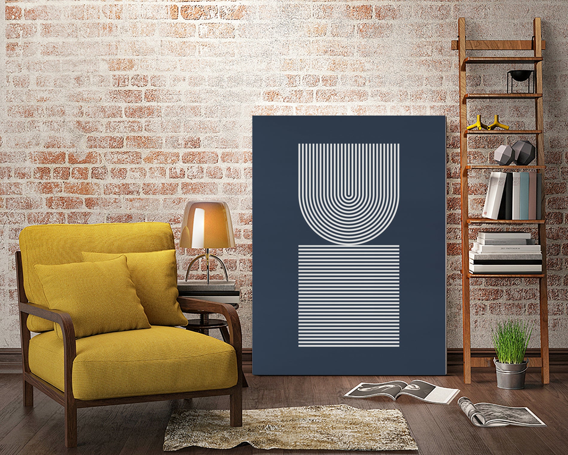 Simplicity X by Vitor Costa on GIANT ART - blue digital painting