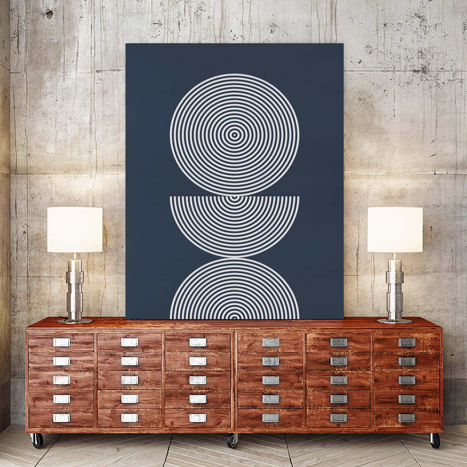 Simplicity XVIII by Vitor Costa on GIANT ART - blue digital painting