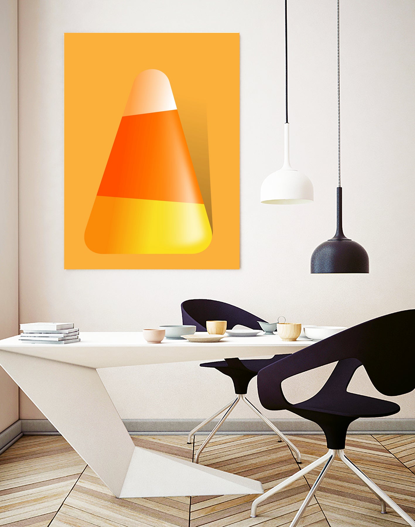 CandyCorn by Jerome Holder on GIANT ART - yellow digital painting