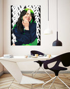 Billie "Smile" Eilish by Laksana Ardie on GIANT ART - red digital drawing