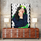 Billie "Smile" Eilish by Laksana Ardie on GIANT ART - red digital drawing