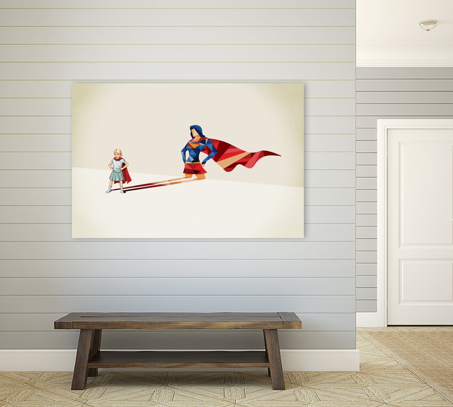 Heroine by Jason Ratliff on GIANT ART - red digital painting