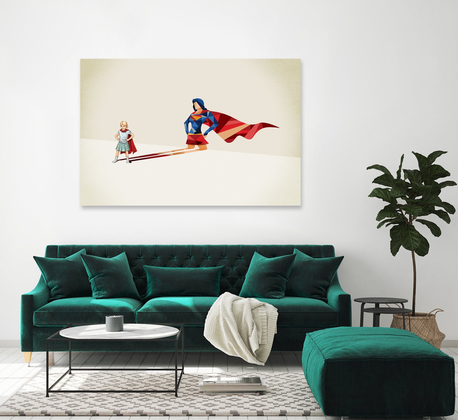 Heroine by Jason Ratliff on GIANT ART - red digital painting