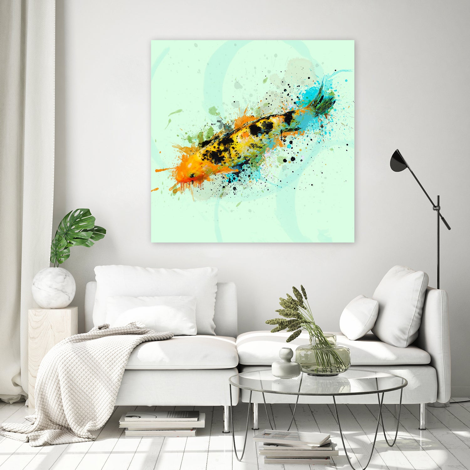 Carpa by Marcelo Simioni on GIANT ART - orange digital painting