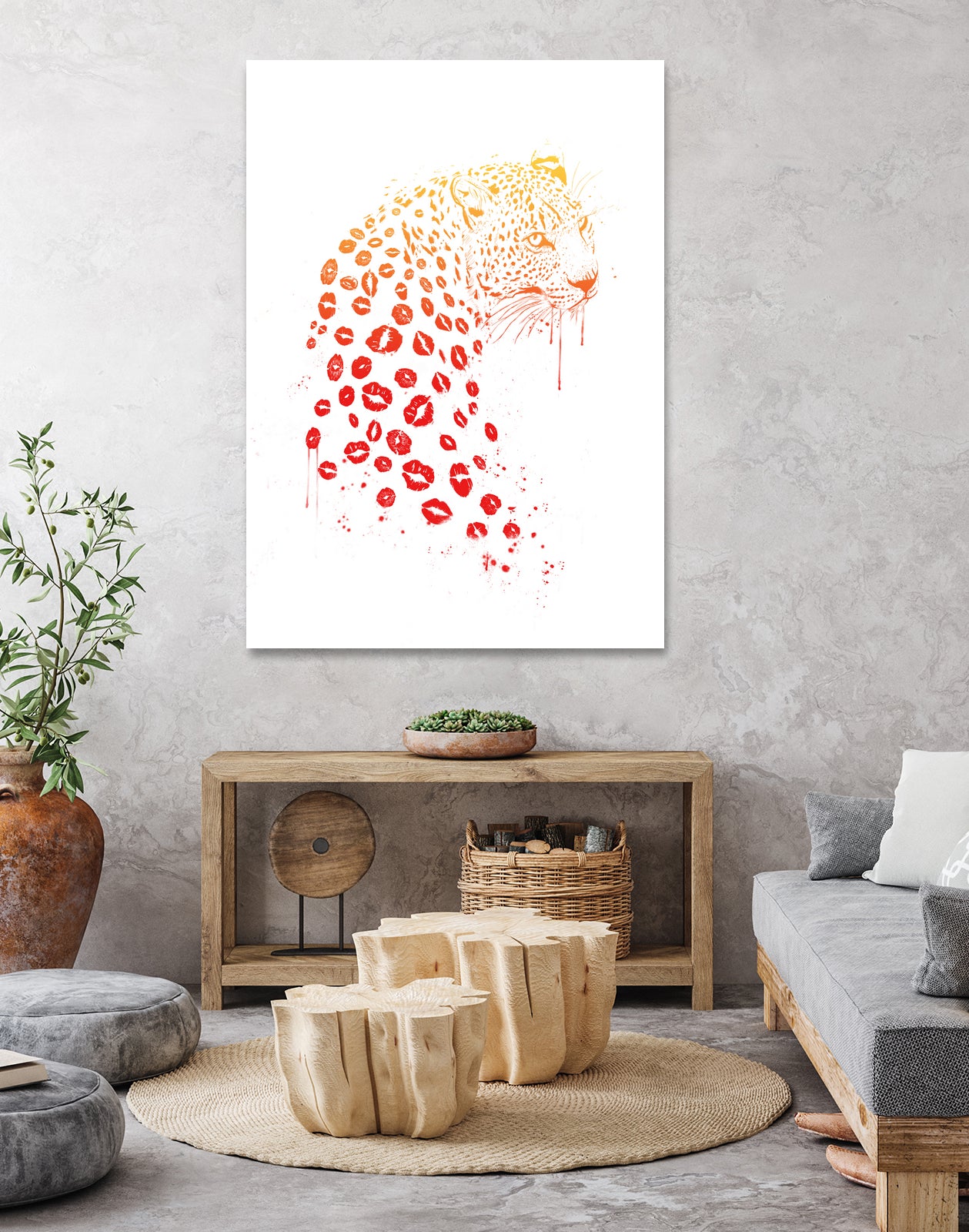 Kiss me by Solti Balázs on GIANT ART - red digital painting