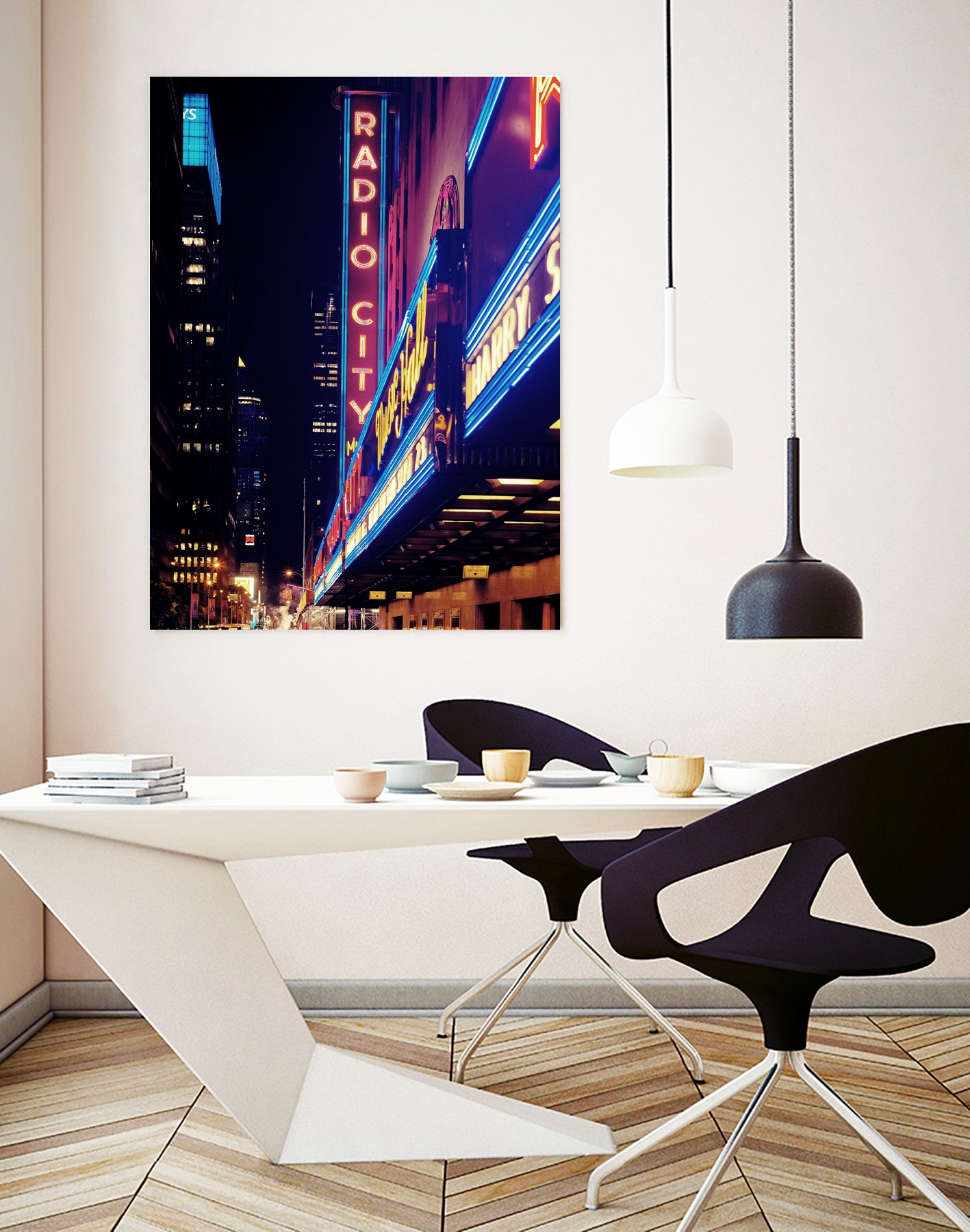 New York by Nikita Abakumov on GIANT ART - fuchsia photo illustration