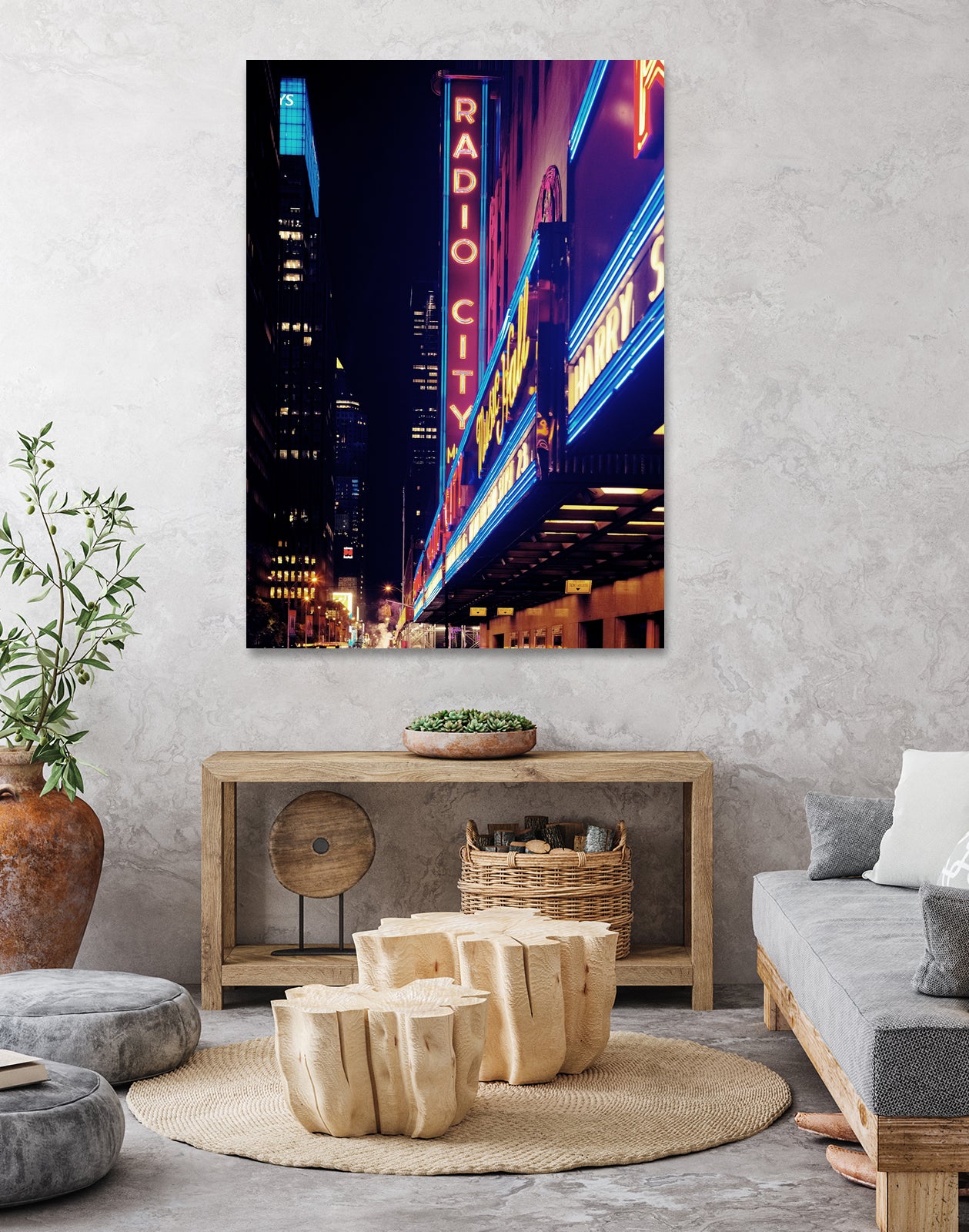 New York by Nikita Abakumov on GIANT ART - fuchsia photo illustration