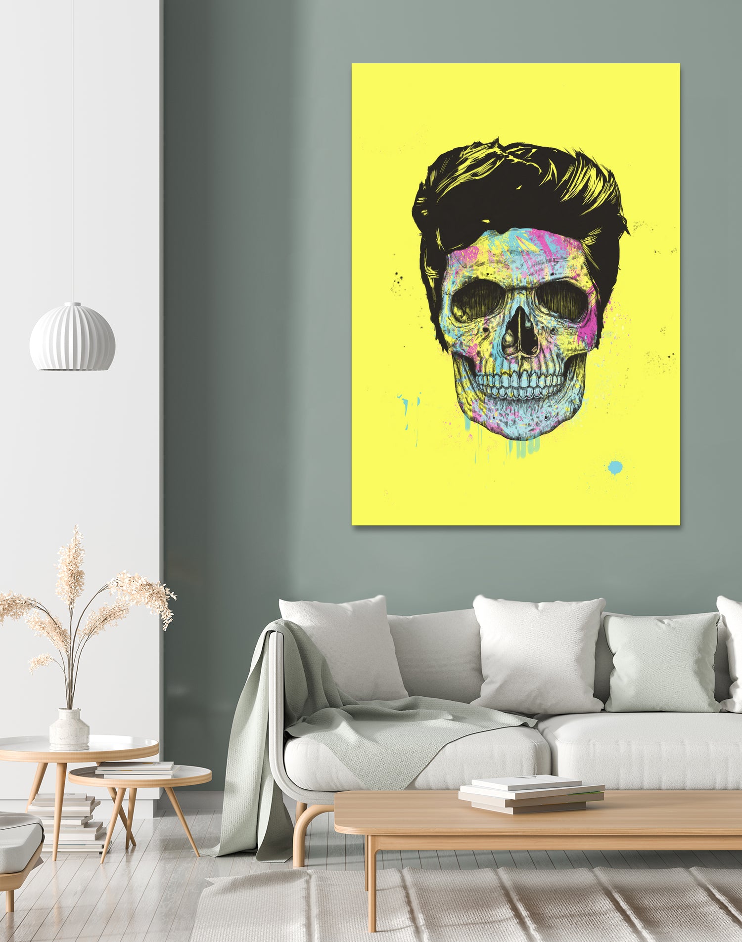 Color your death by Solti Balázs on GIANT ART - yellow digital painting
