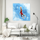 MICHAEL JORDAN by Athaillah Hudanul iman on GIANT ART - blue digital painting