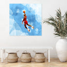 MICHAEL JORDAN by Athaillah Hudanul iman on GIANT ART - blue digital painting