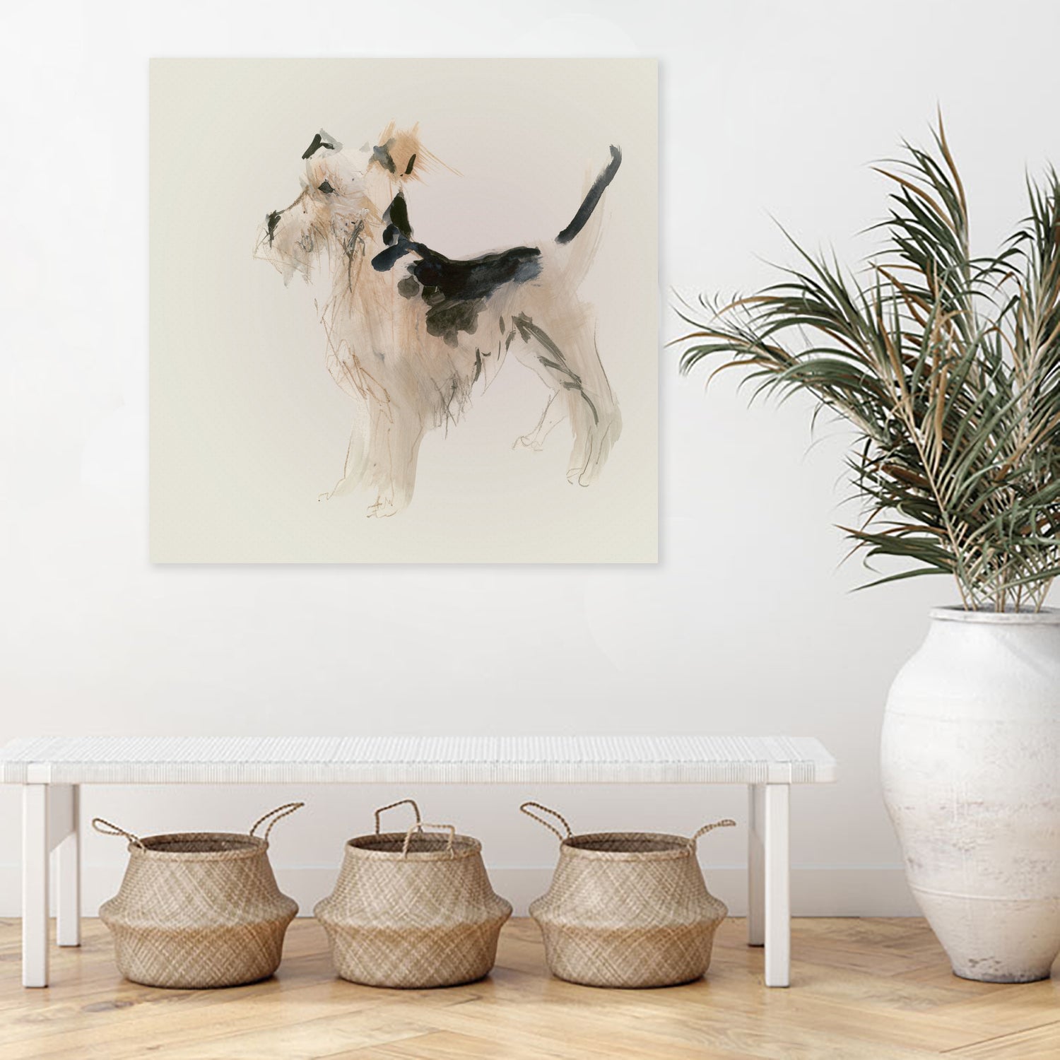 Vicki the Wire Foxy by Sara Ulrich on GIANT ART - brown mixed media