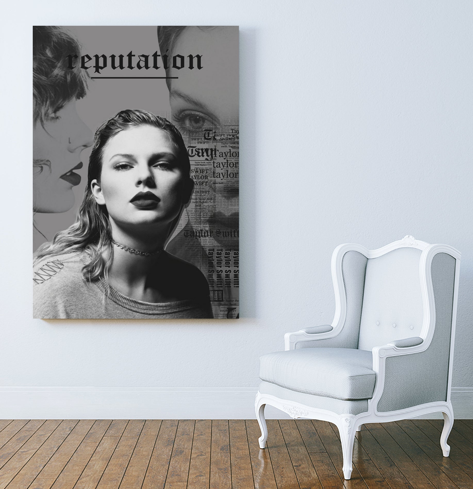 Taylor Swift Reputation Swifties by Nguyet Nguyen Thi Bich on GIANT ART - white digital painting