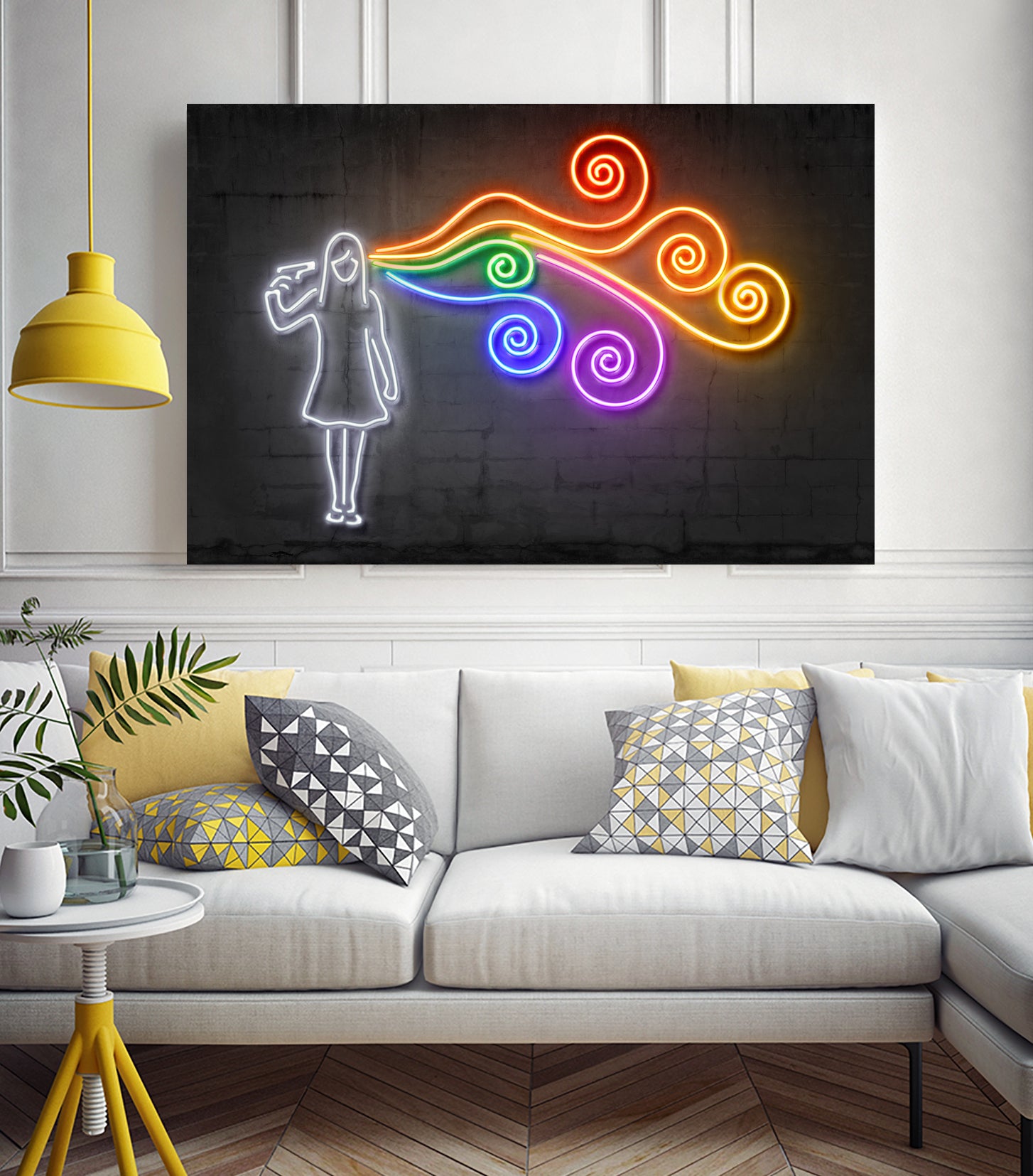 The dark side of mind by Octavian Mihai Mielu on GIANT ART - orange 3d art