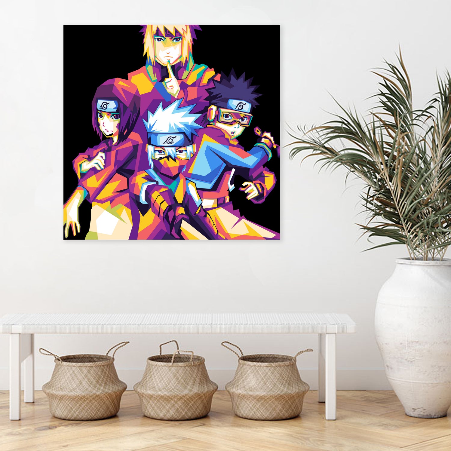 kakashi tim by saidi say on GIANT ART - black digital painting