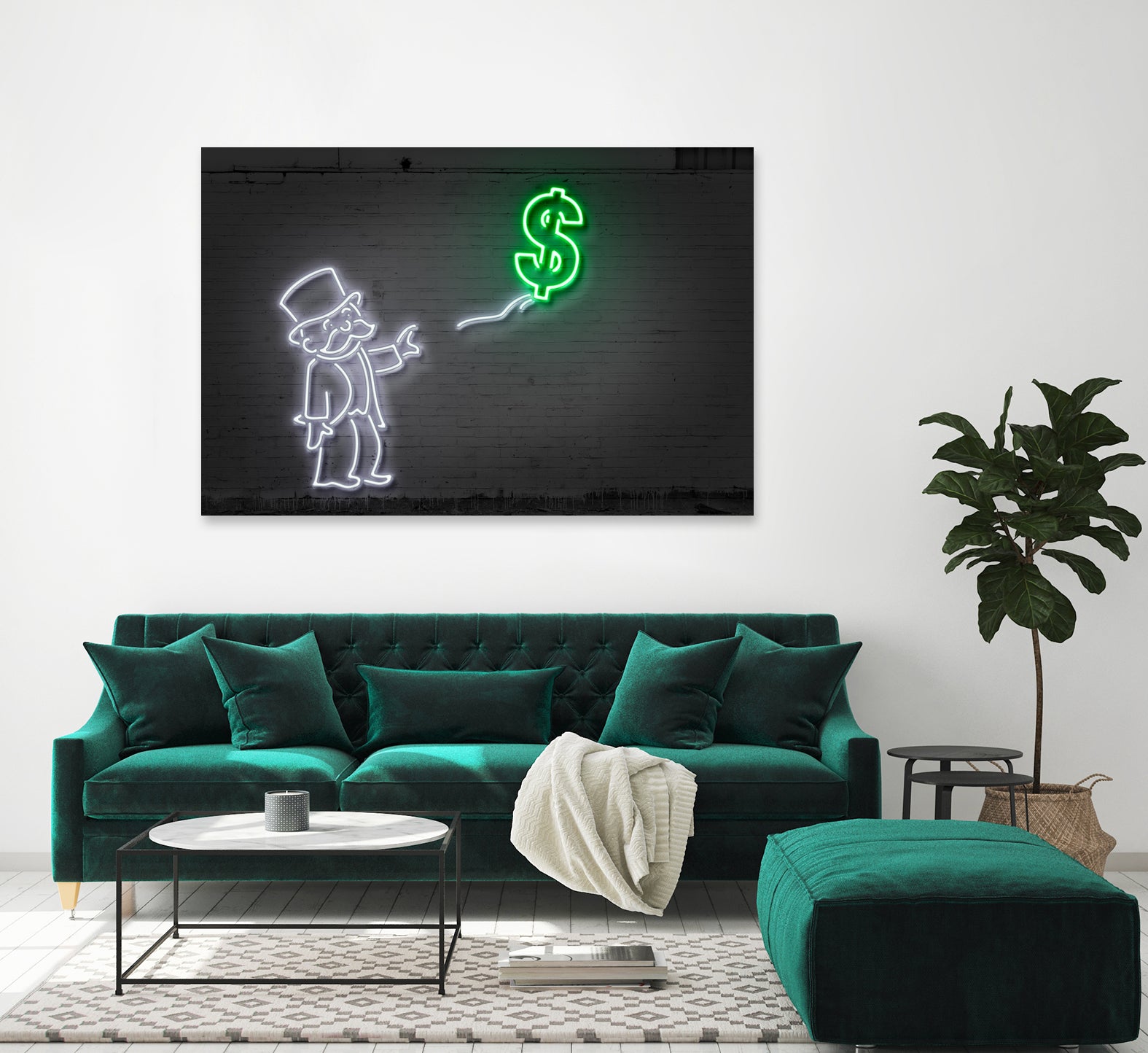 Dollar Balloon by Octavian Mihai Mielu on GIANT ART - green 3d art