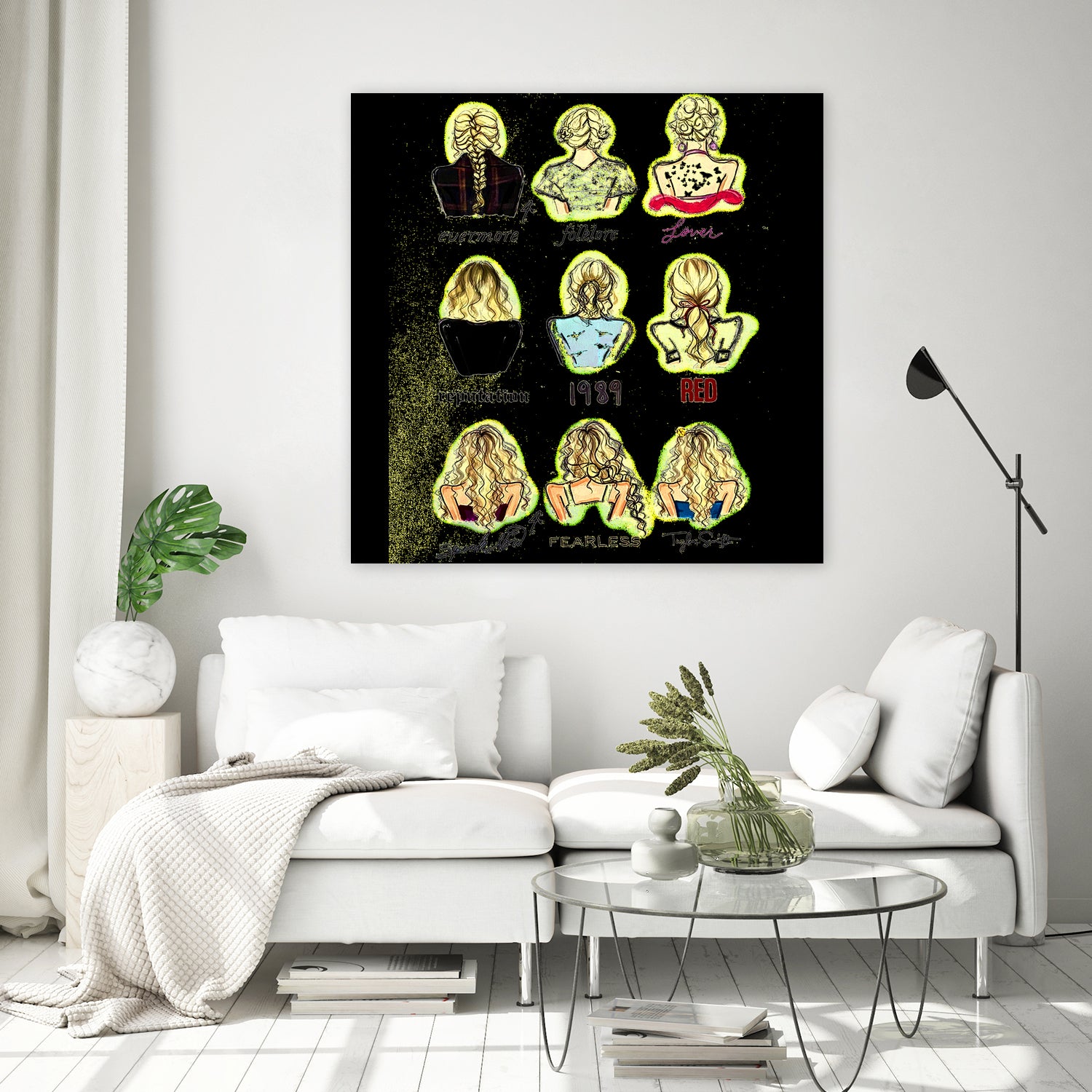 Taylor Swift Full Albums Poster by Hoang Bien on GIANT ART - gray photo illustration