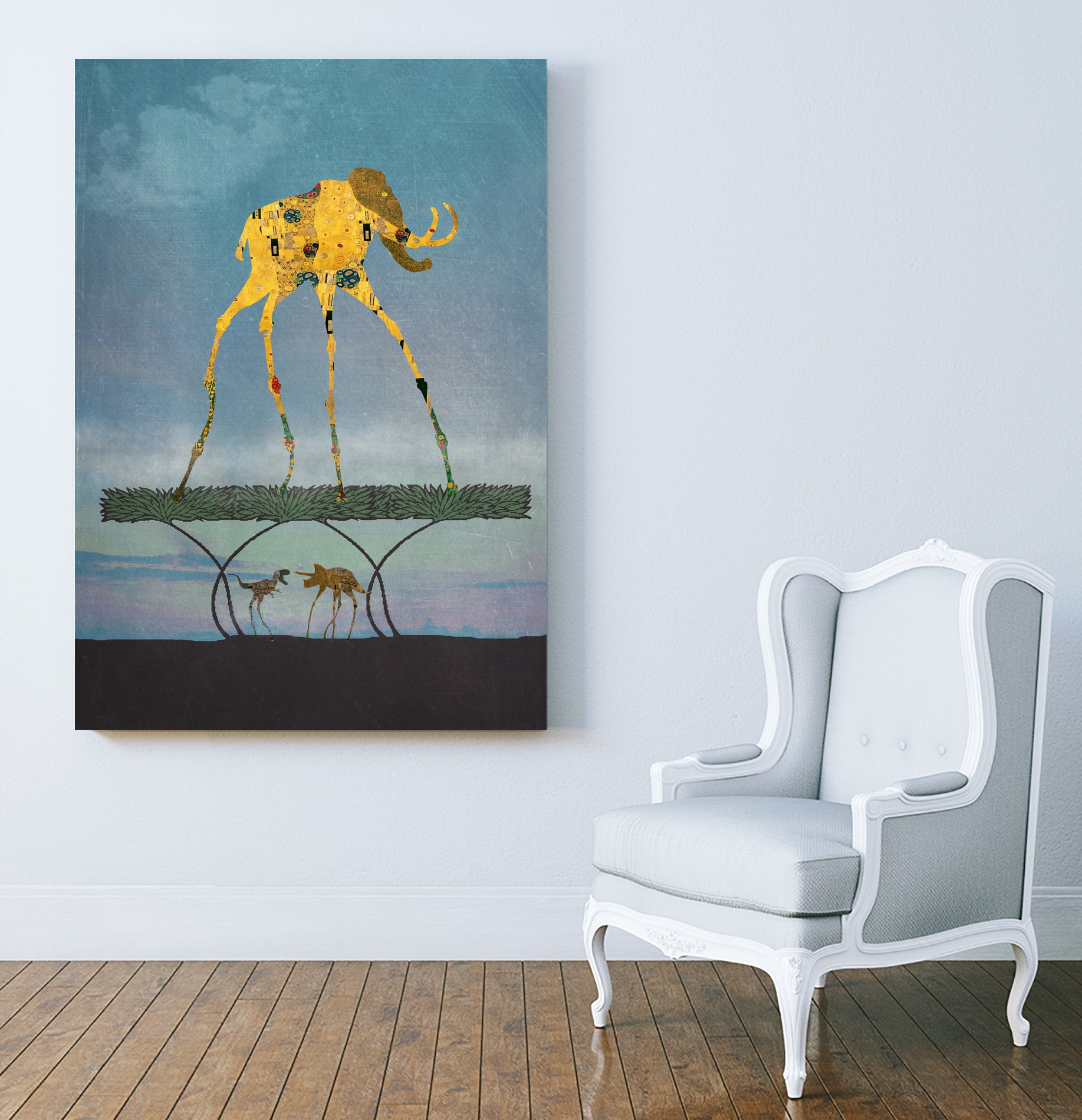 Dalimt Prehistoric Fantasy by Belle Flores on GIANT ART - mixed media