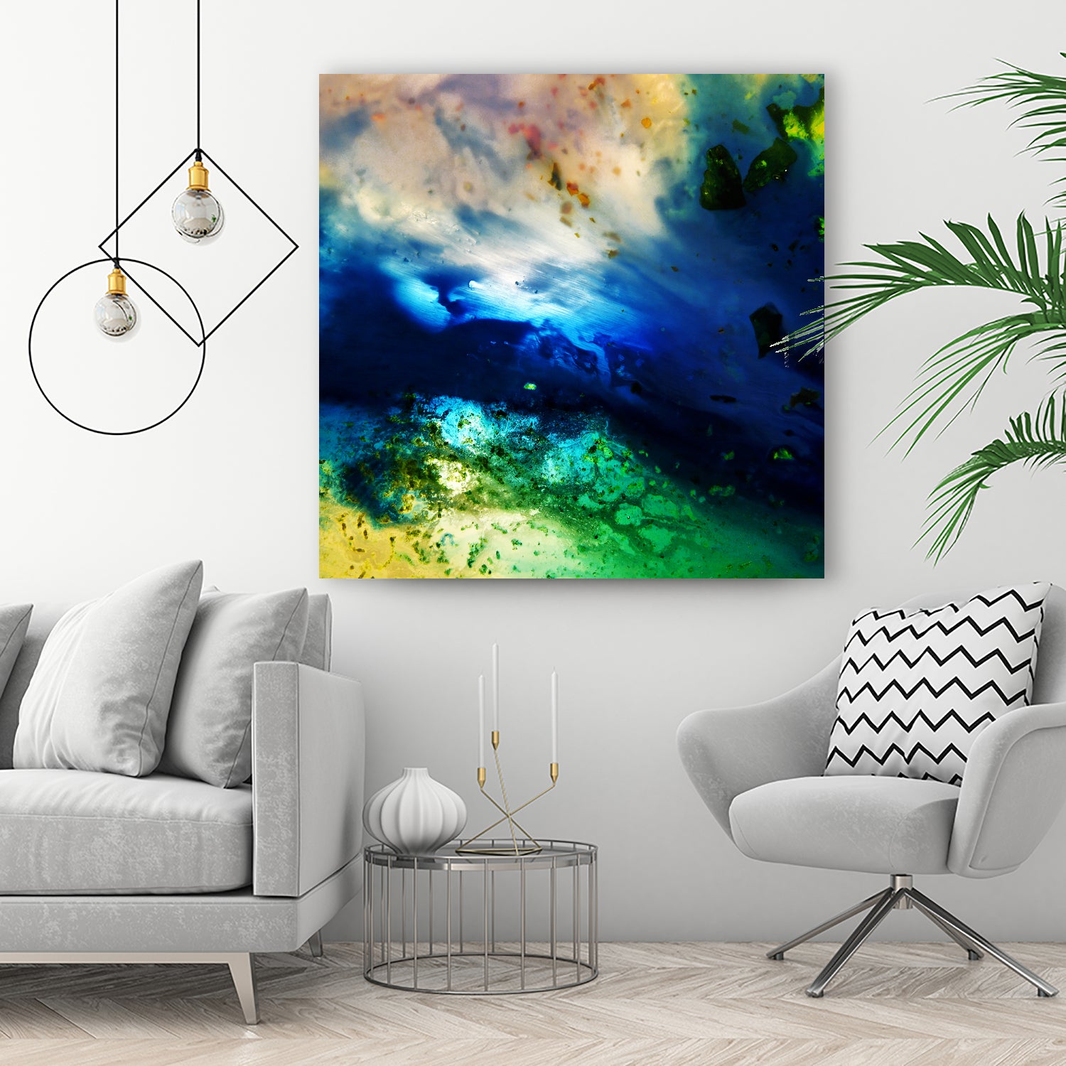 Under the sea by Pierre Mahieu on GIANT ART - blue digital painting