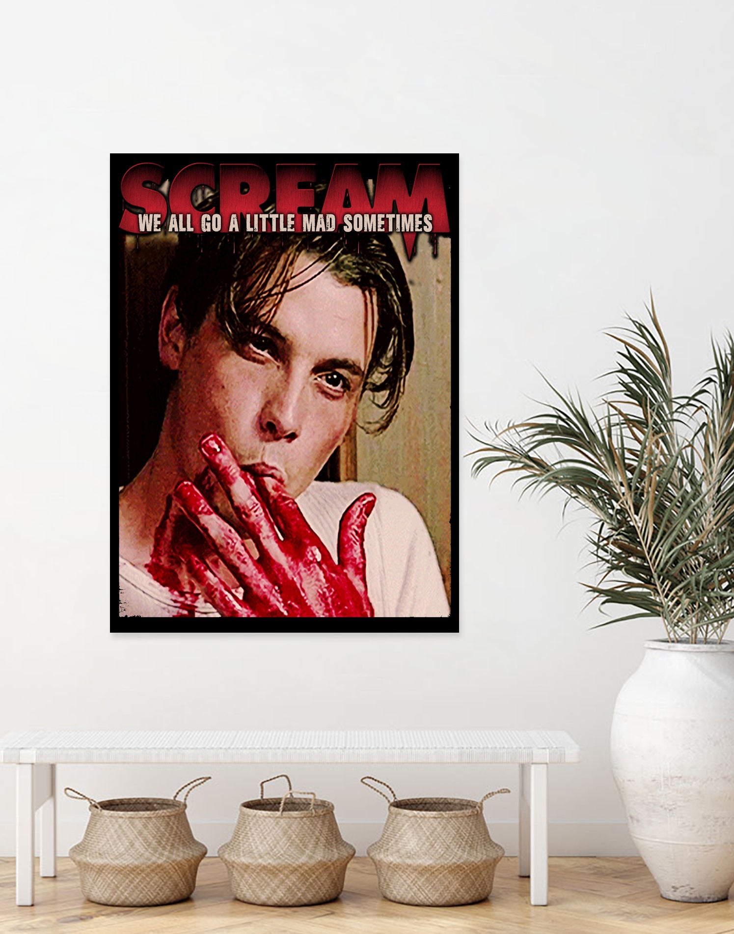 Billy Loomis Scream Horror Movie 1996 by Nguyet Nguyen Thi Bich on GIANT ART - red character design