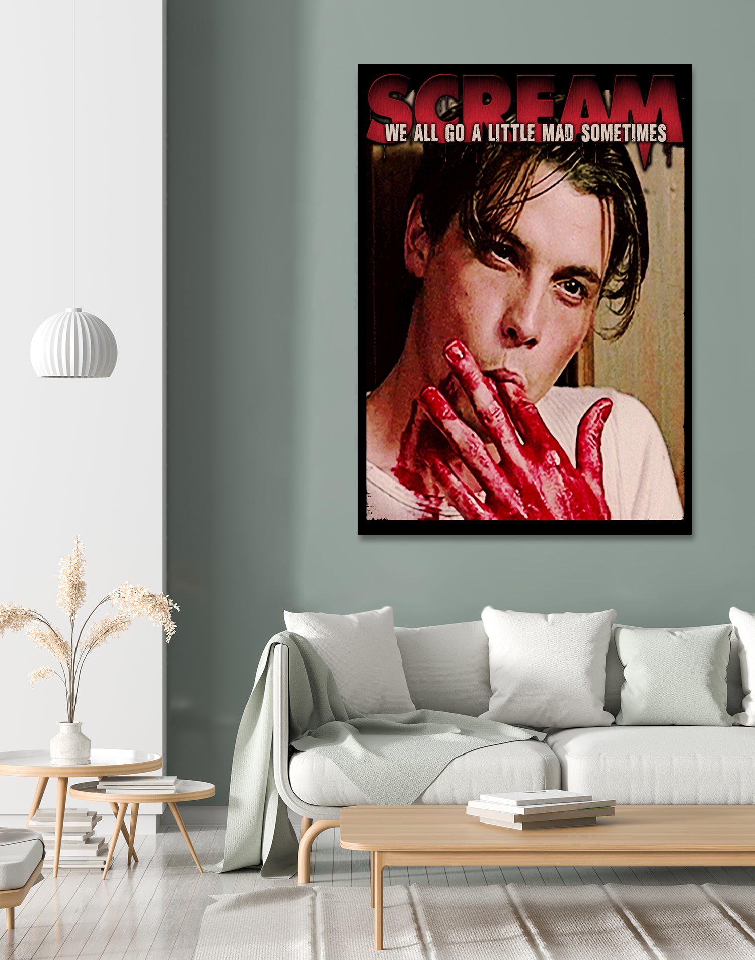 Billy Loomis Scream Horror Movie 1996 by Nguyet Nguyen Thi Bich on GIANT ART - red character design