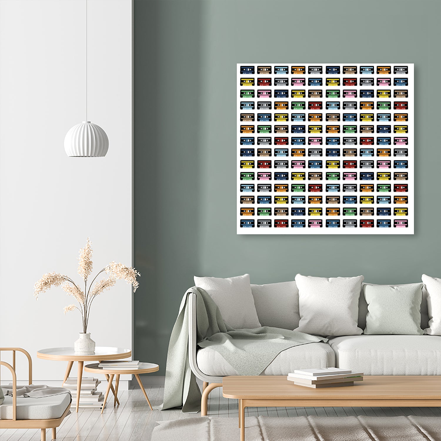 140 Rainbow Tapes by Emeline Tate-Robertson on GIANT ART - blue digital painting