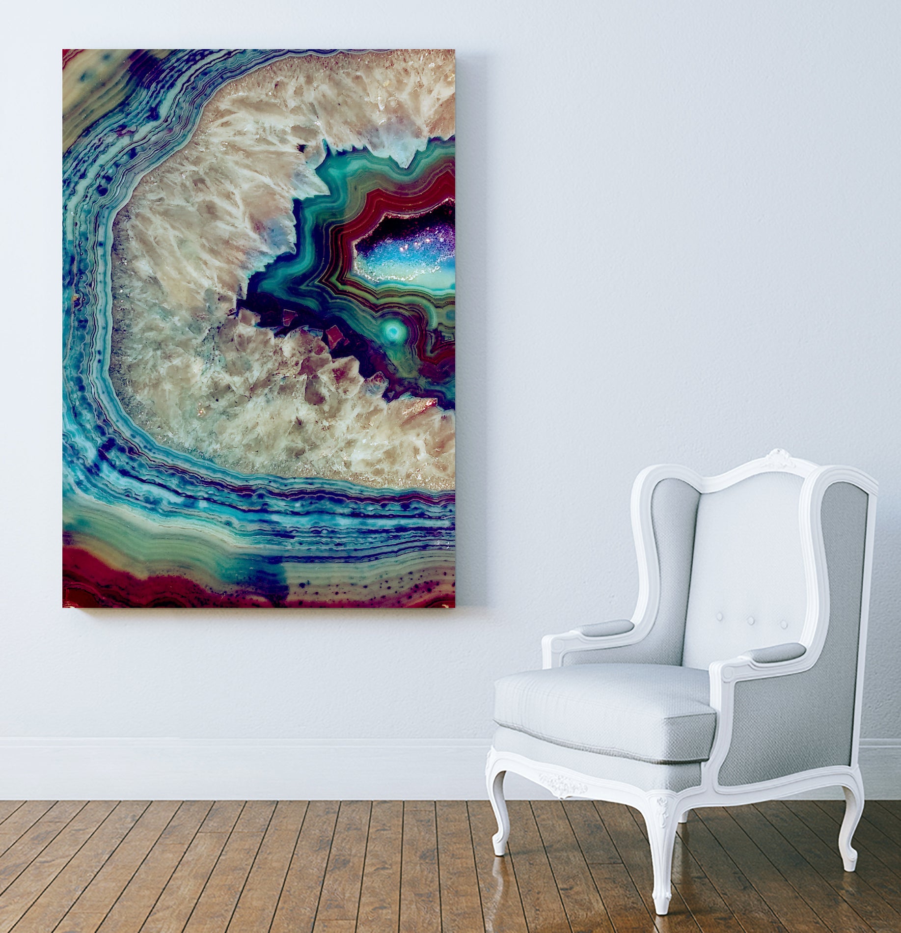 Agate by SANDRINE BAHURLET on GIANT ART - blue photo manipulation
