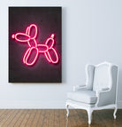 Balloon dog by Octavian Mihai Mielu on GIANT ART - pink 3d art
