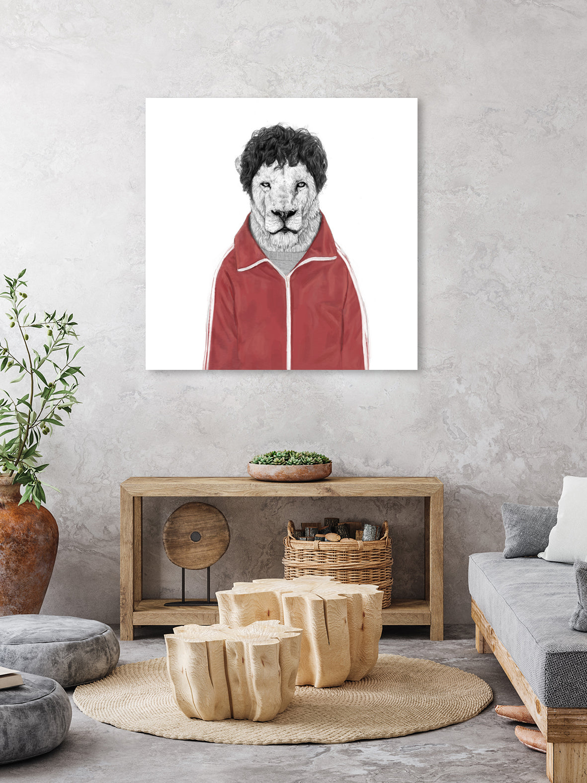 Chas by Solti Balázs on GIANT ART - red digital drawing