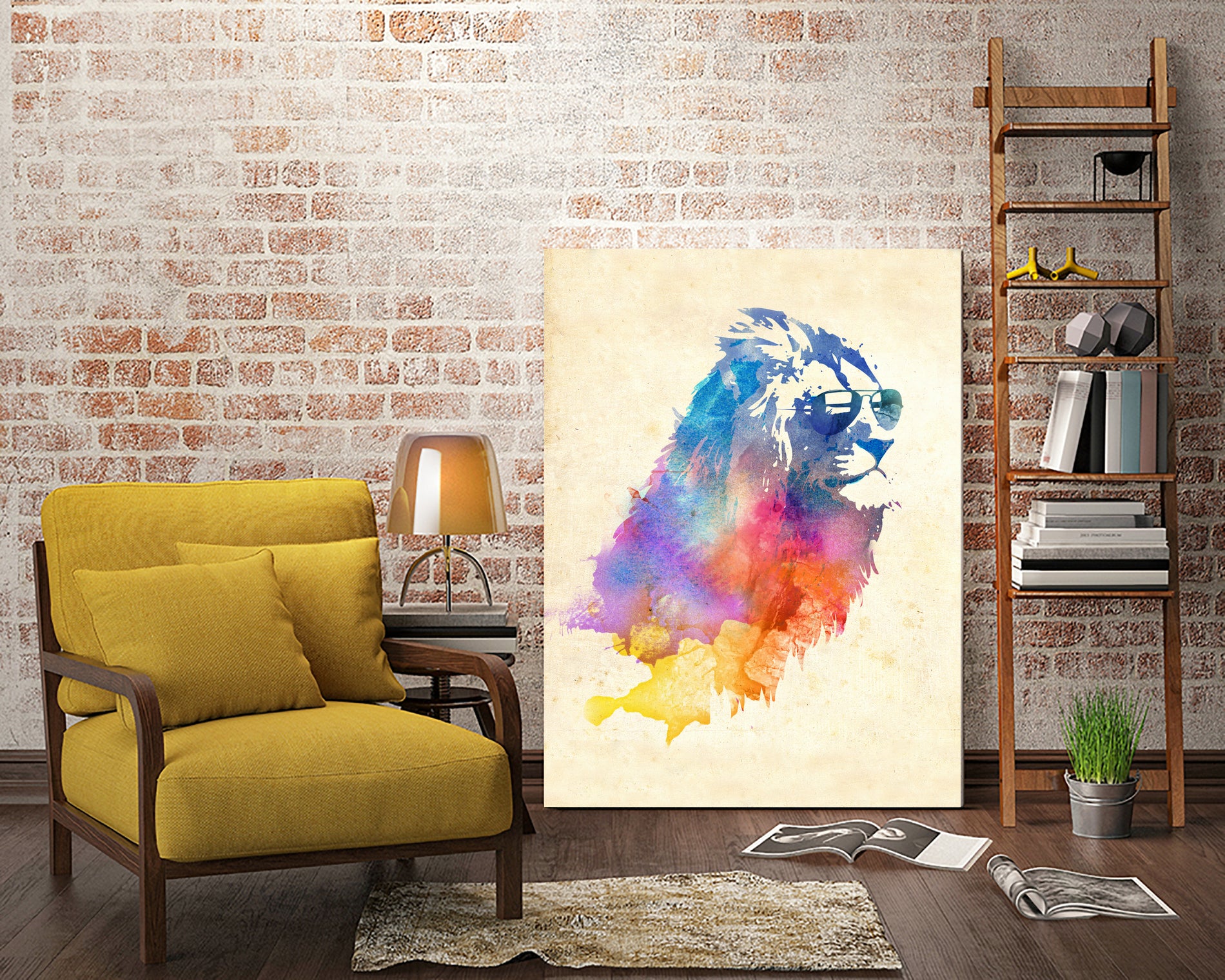 Sunny Leo by Robert Farkas on GIANT ART - red digital painting