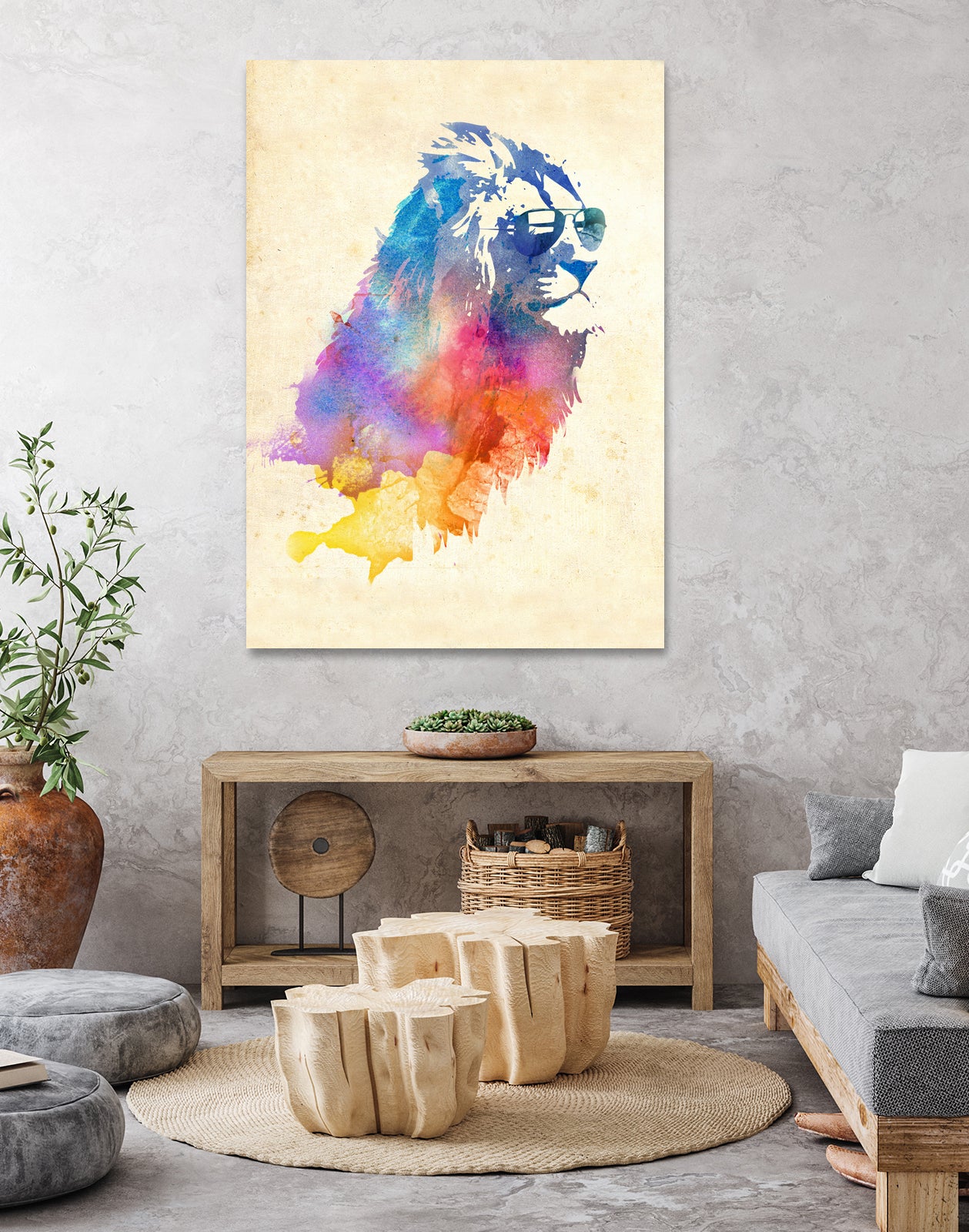 Sunny Leo by Robert Farkas on GIANT ART - red digital painting