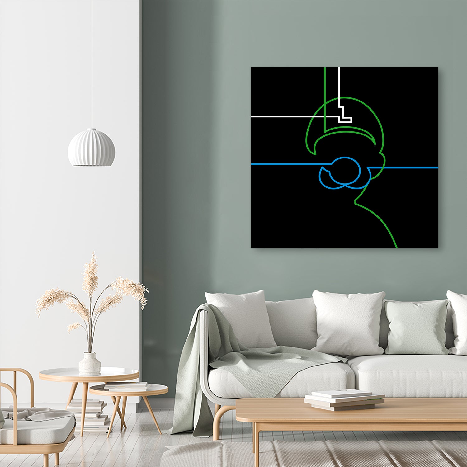 Luigi by Mochamad Arief on GIANT ART - black digital drawing