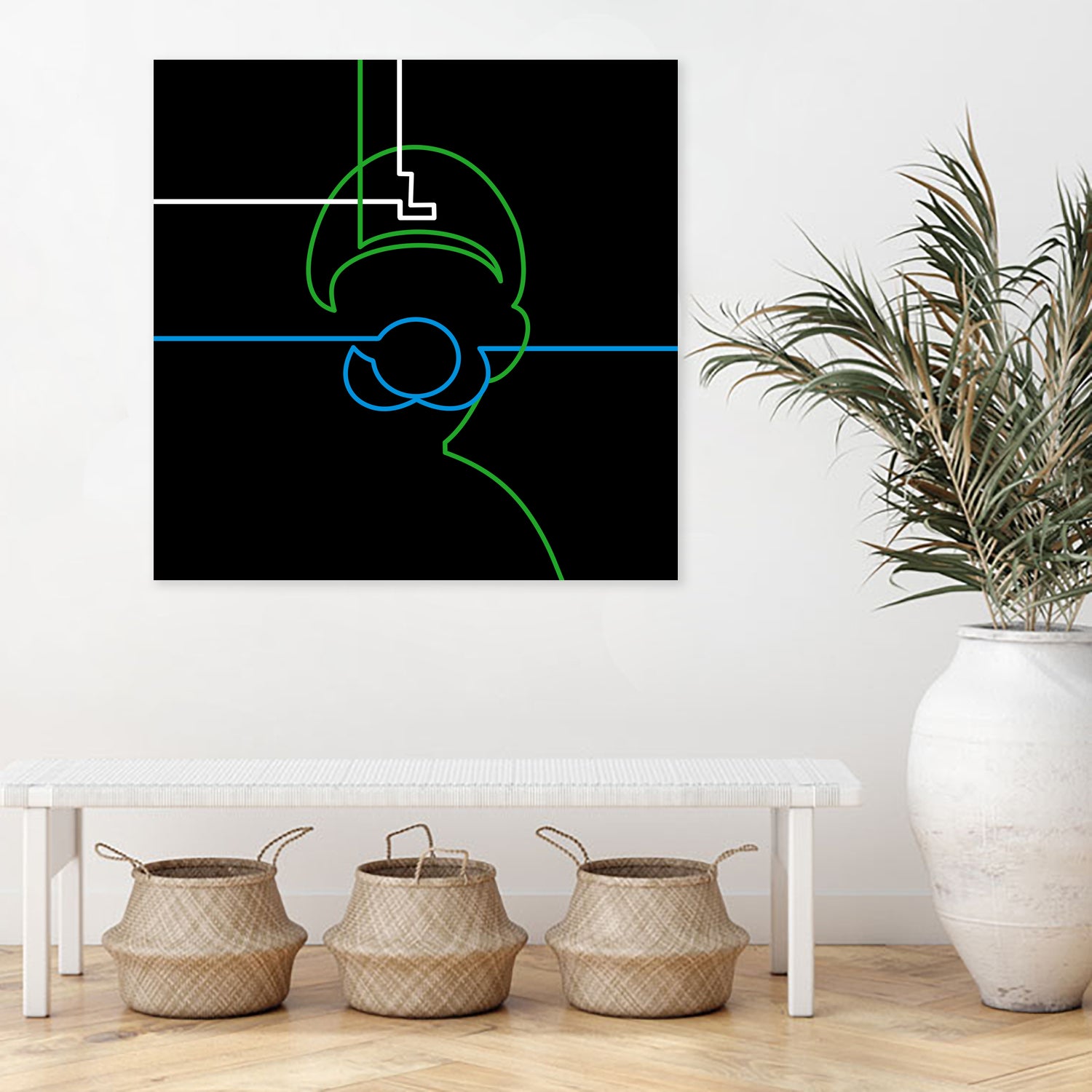 Luigi by Mochamad Arief on GIANT ART - black digital drawing