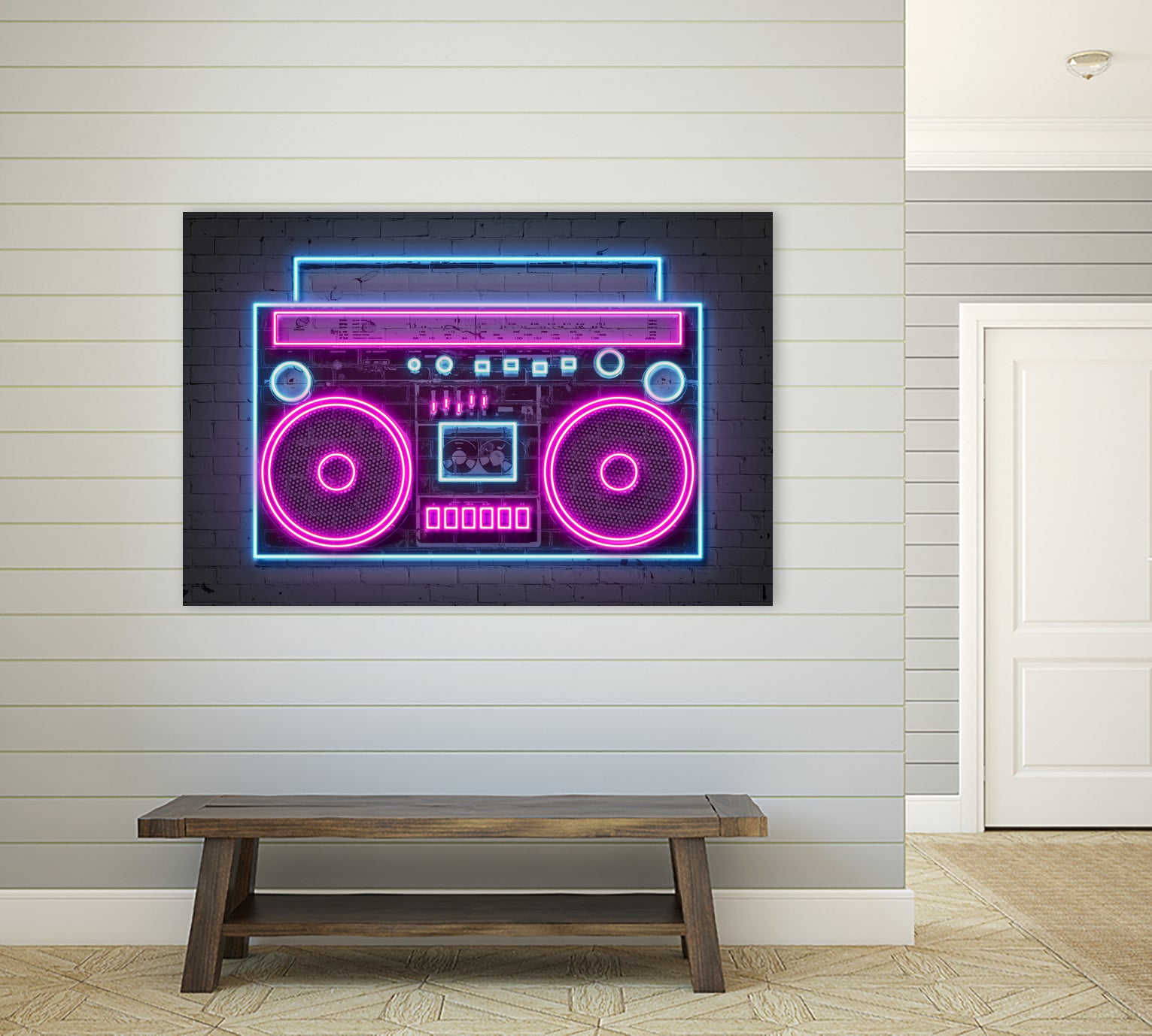Boom Box by Octavian Mihai Mielu on GIANT ART - pink digital drawing