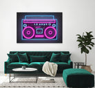 Boom Box by Octavian Mihai Mielu on GIANT ART - pink digital drawing
