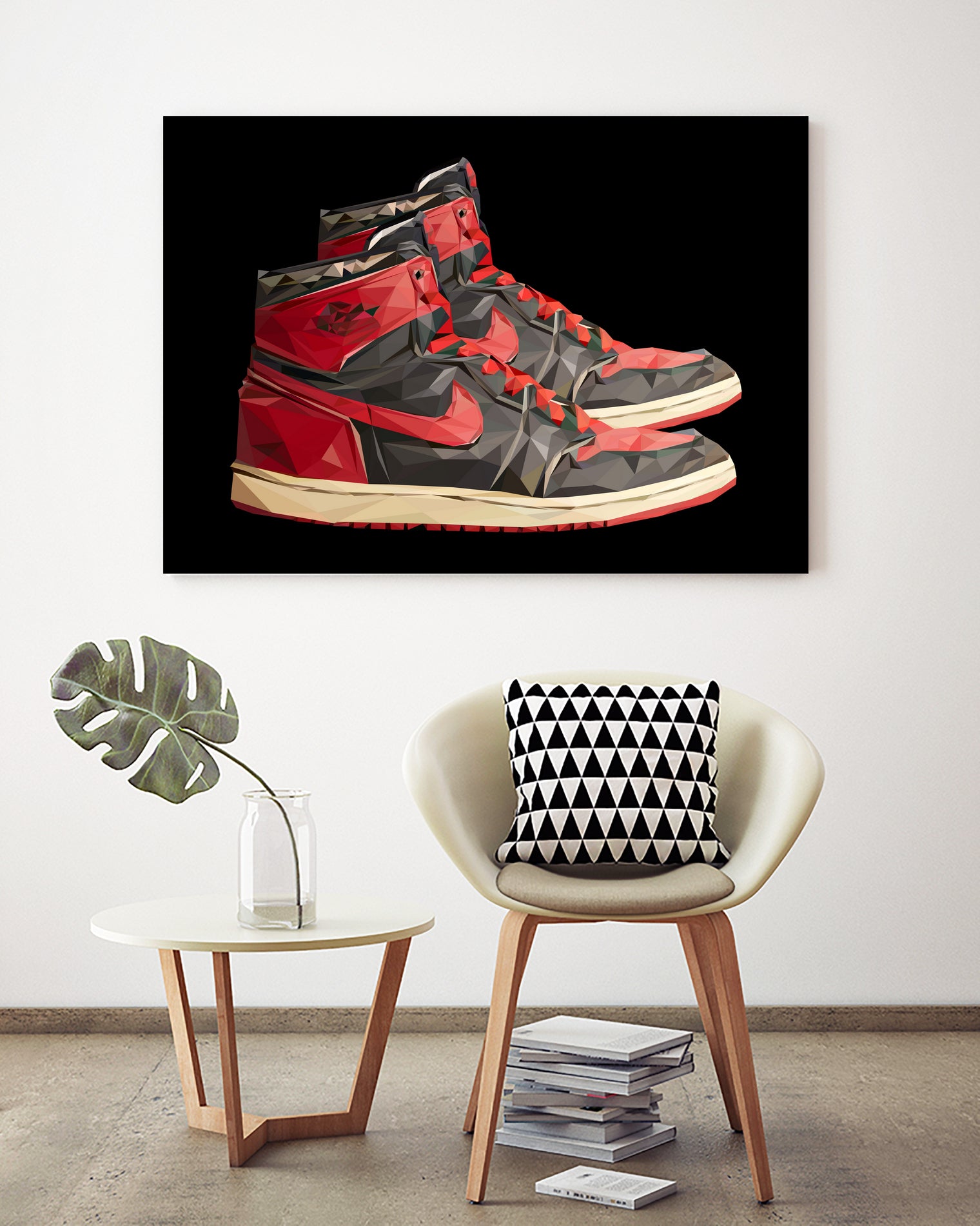 air jordan 1 retro by M Maisur Amin on GIANT ART - red character design