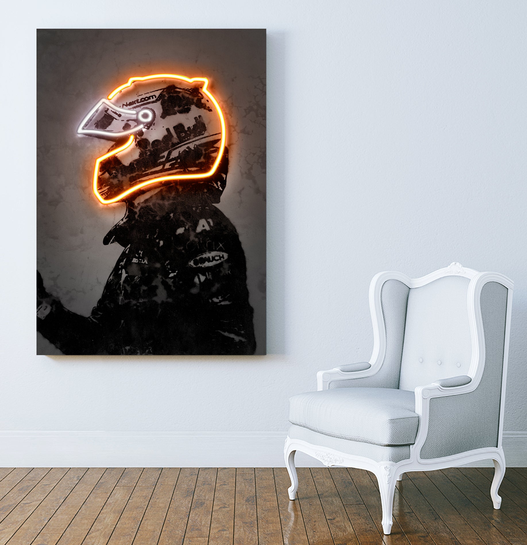 Verstappen by Octavian Mihai Mielu on GIANT ART - orange digital drawing