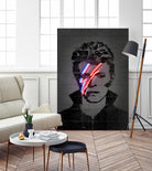 Bowie by Octavian Mihai Mielu on GIANT ART - red digital drawing