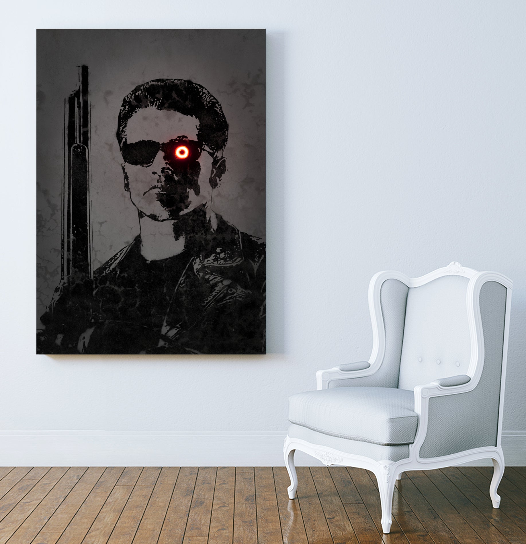 The Terminator by Octavian Mihai Mielu on GIANT ART - black digital drawing