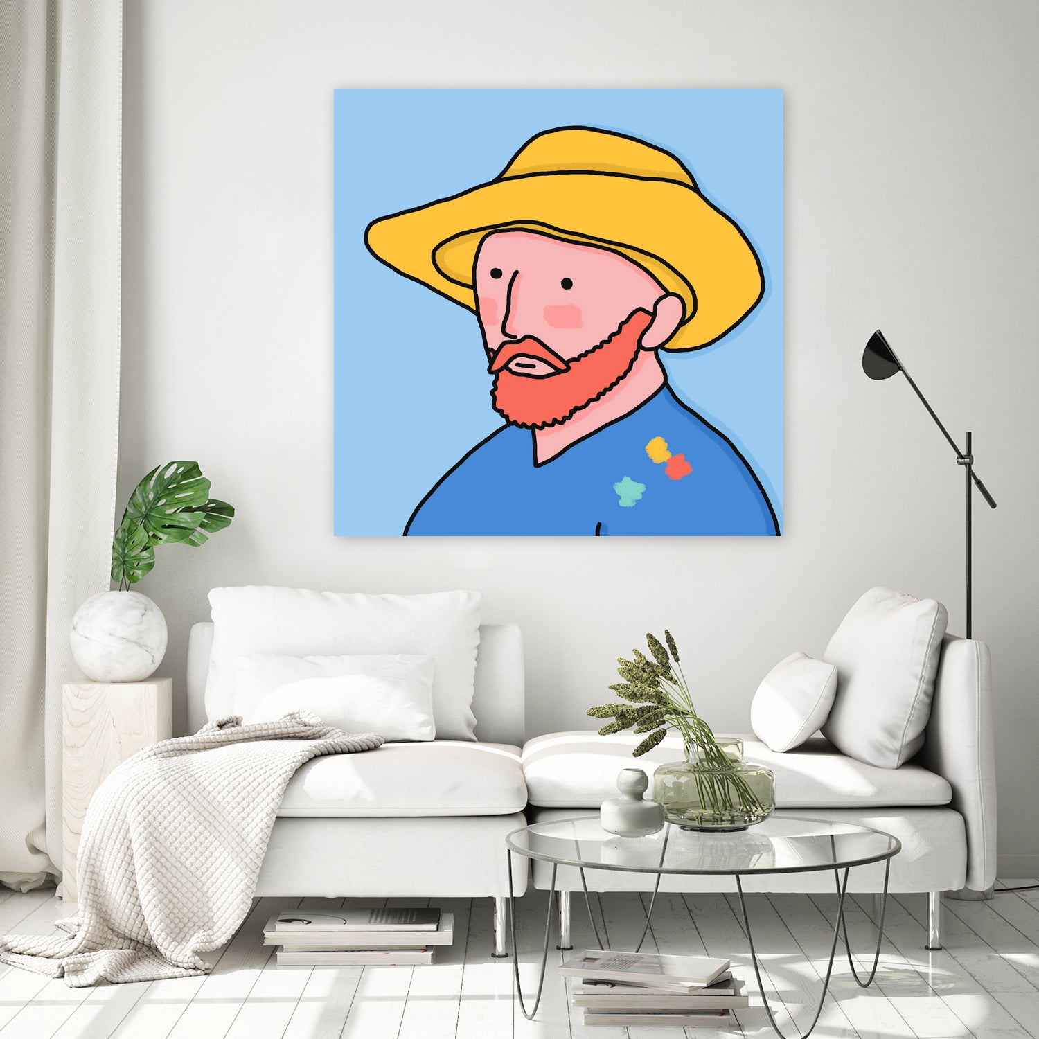 Vincent by Idil Keysan on GIANT ART - blue digital drawing