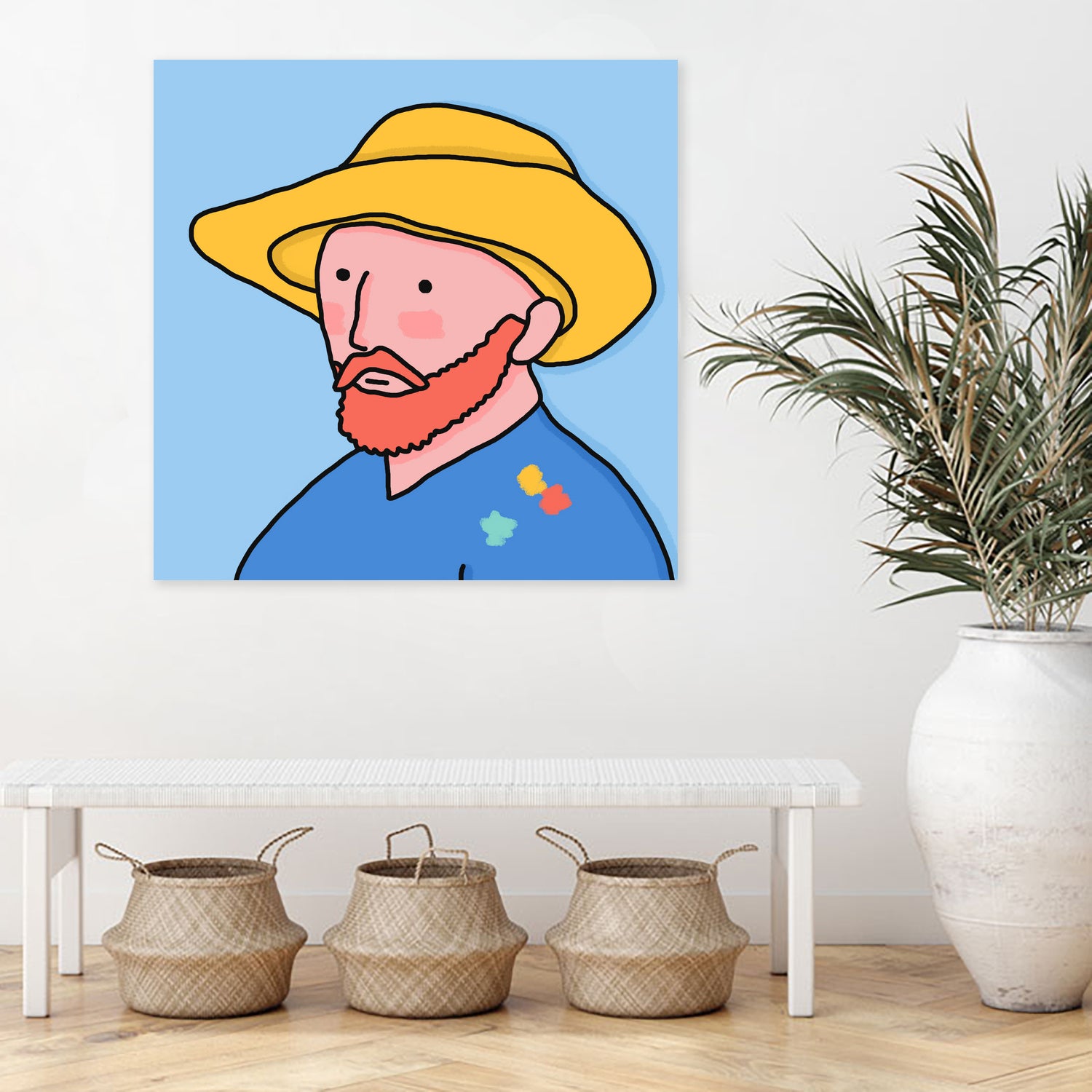 Vincent by Idil Keysan on GIANT ART - blue digital drawing