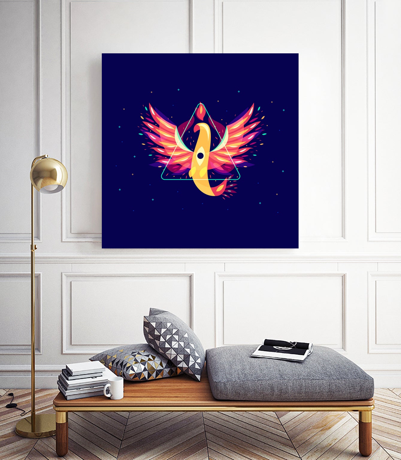 Mythical Phoenix by Ilya Shapko on GIANT ART - orange character design