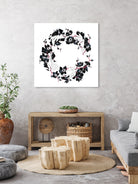 Black Orchid by Viktoria Sevastyanova on GIANT ART - white typography