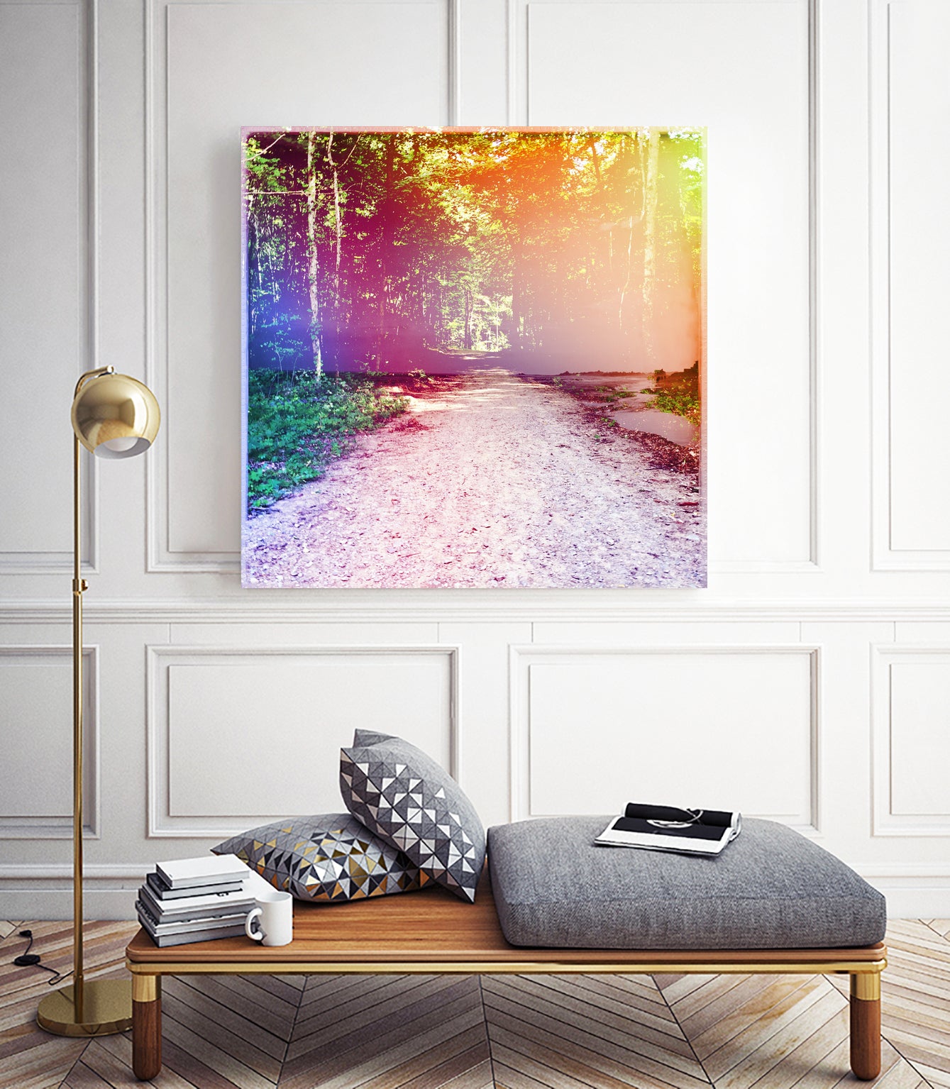 Path by Deb Schmill on GIANT ART - fuchsia photo manipulation