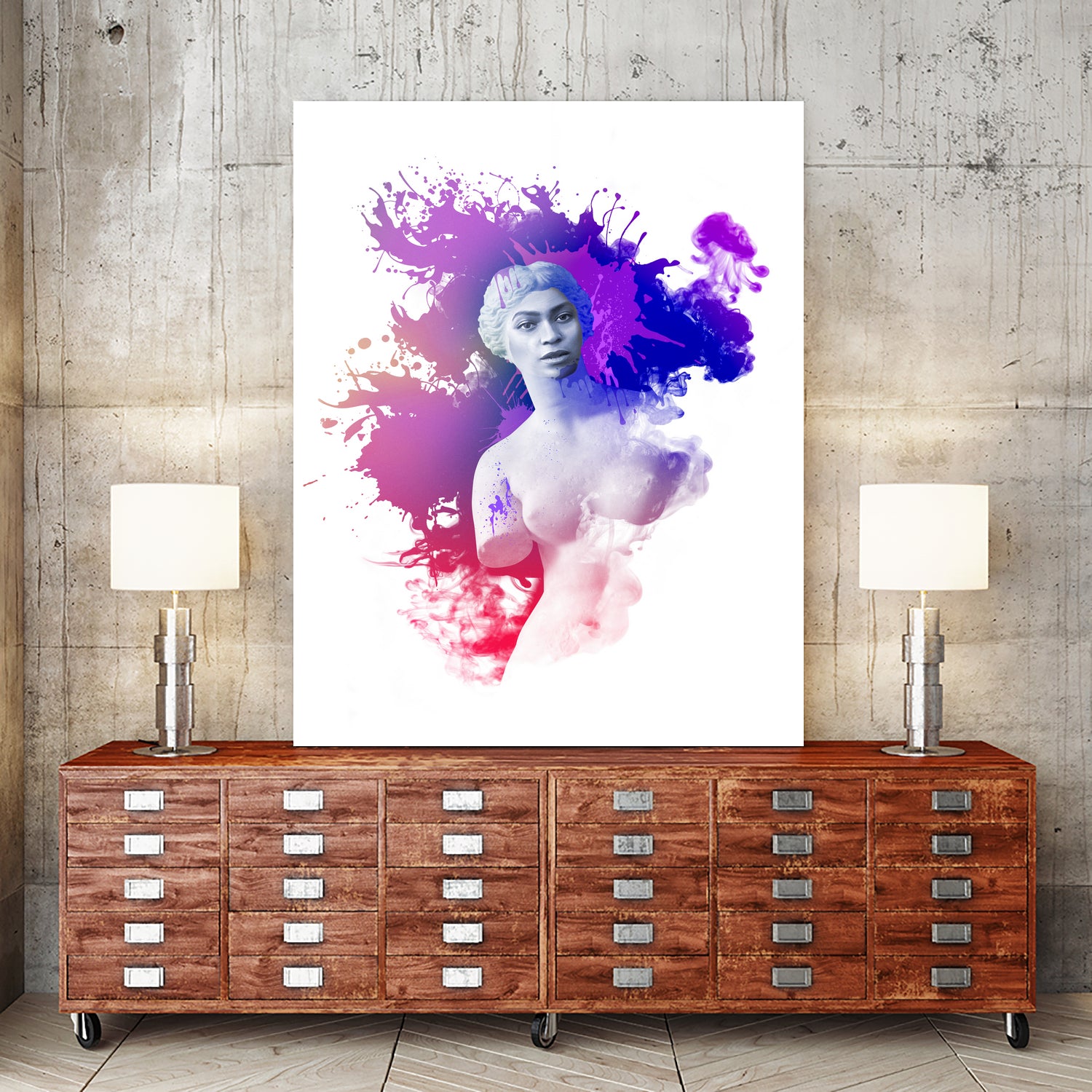 Beyoncé Venus by Pepe Psyche on GIANT ART - fuchsia digital painting