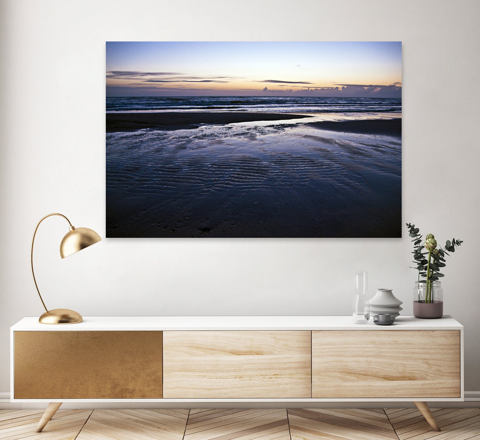 Blue Silence of the Sea by SILVIA WISCHEROPP on GIANT ART - blue photo illustration