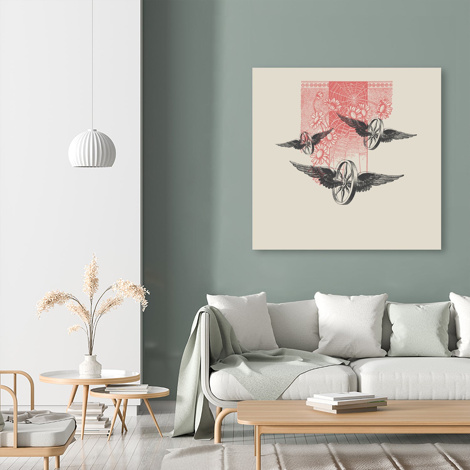 Cosmic Wheels by Aimer Heinz on GIANT ART - red vector illustration