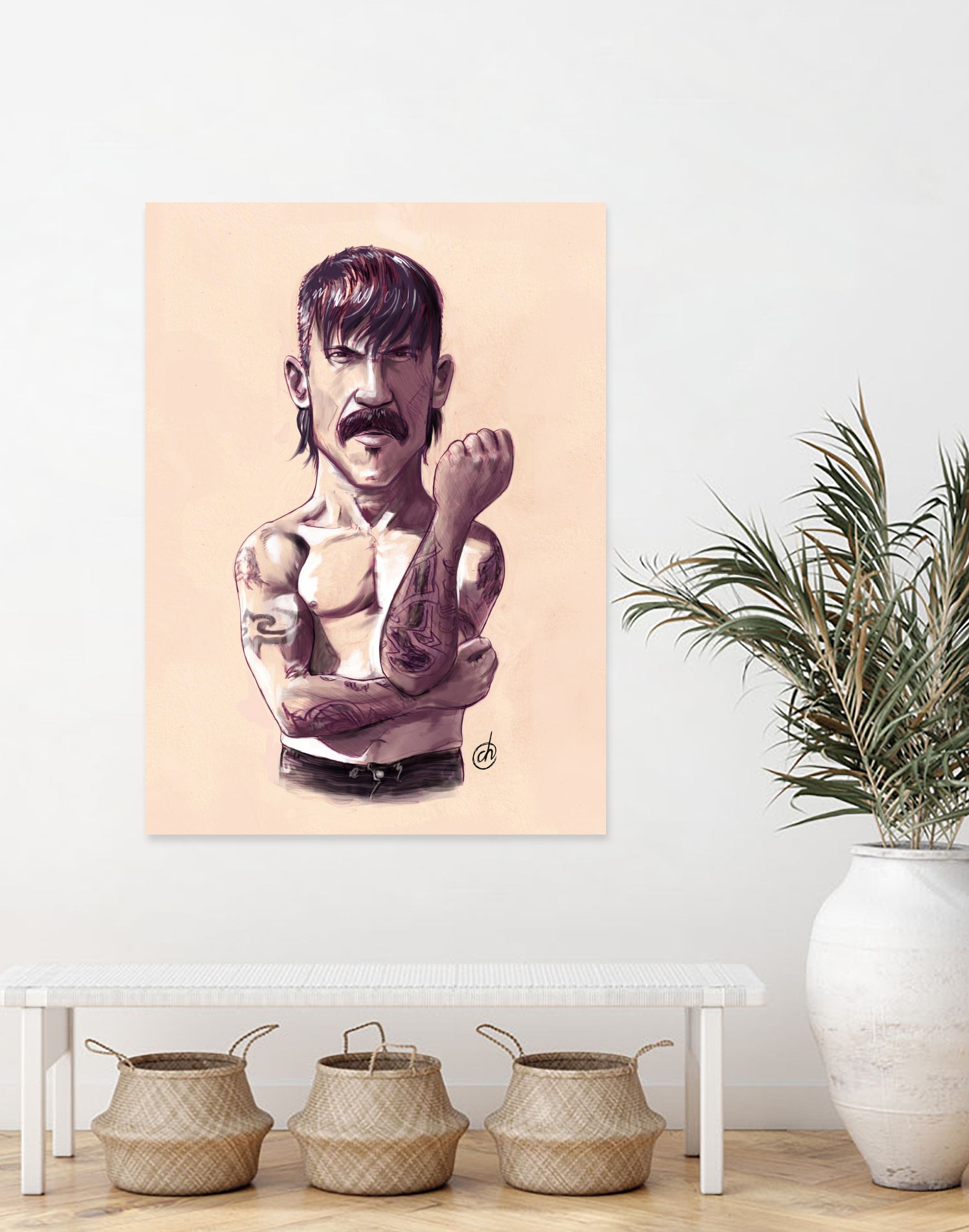 Anthony Kiedis - Unlimited Love by Charlie Casado on GIANT ART - white character design