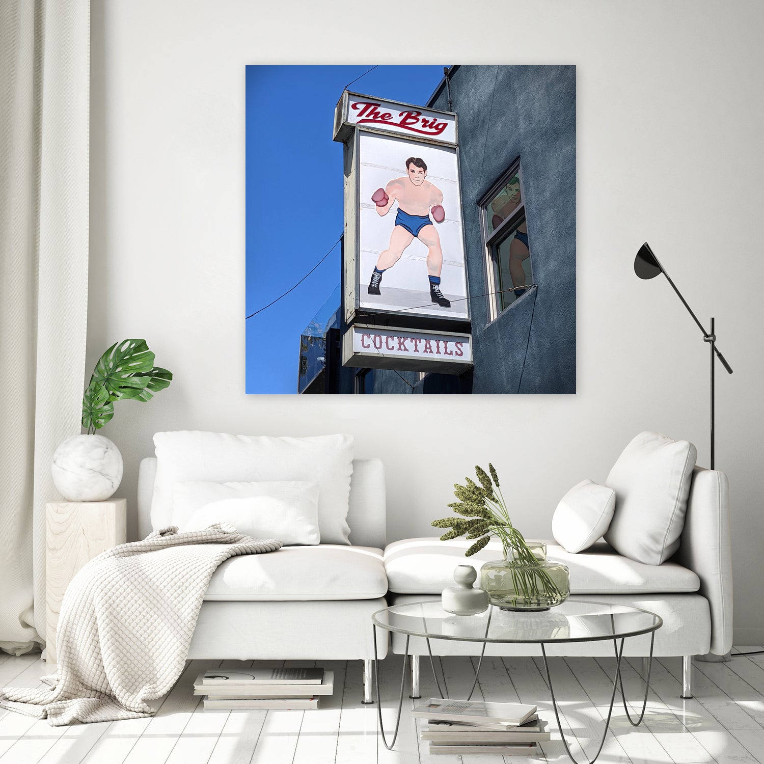 The Brig by will Hansen on GIANT ART - blue mixed media